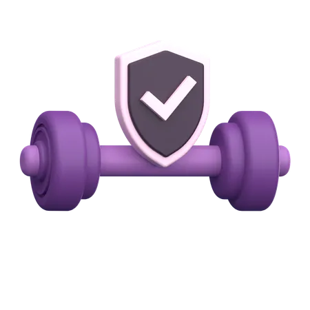 Sécurité du gymnase  3D Icon