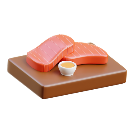 Salmão  3D Icon