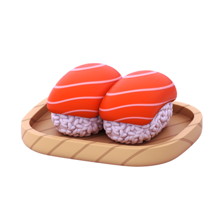 Nigiri de salmão  3D Icon