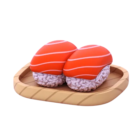 Nigiri de salmão  3D Icon