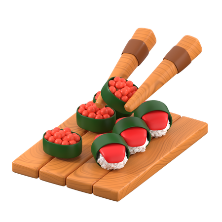 Salmon Nigiri  3D Icon