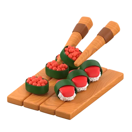 Salmon Nigiri  3D Icon