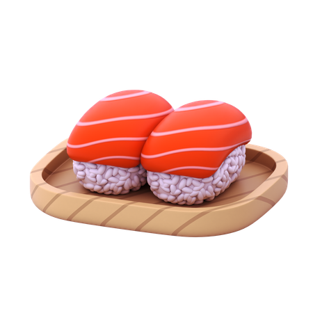 Salmon Nigiri  3D Icon