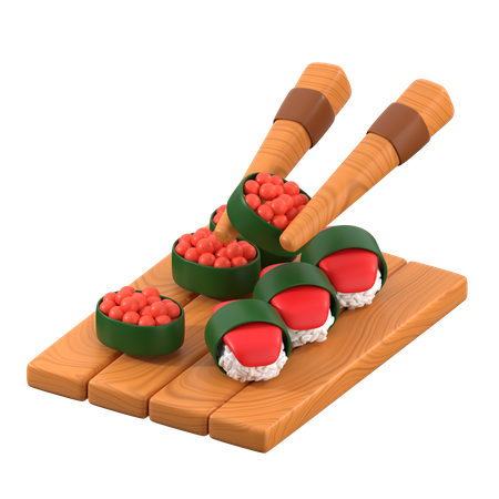 Salmon Nigiri  3D Icon