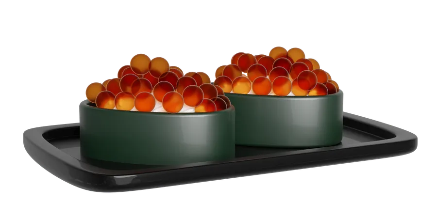 Salmon Roe Nigiri  3D Icon