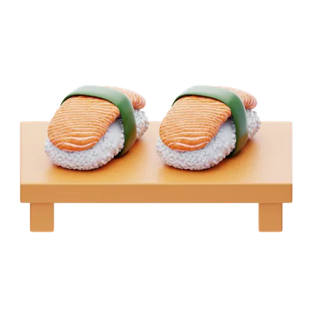 Salmon Sashimi  3D Icon