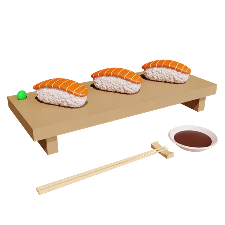 Salmon Sushi  3D Icon