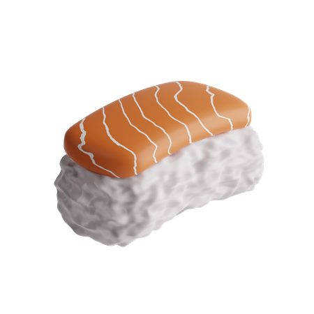 Salmon Sushi  3D Icon