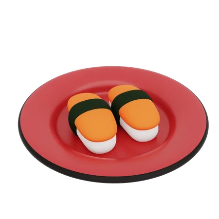 Salmon Sushi  3D Icon