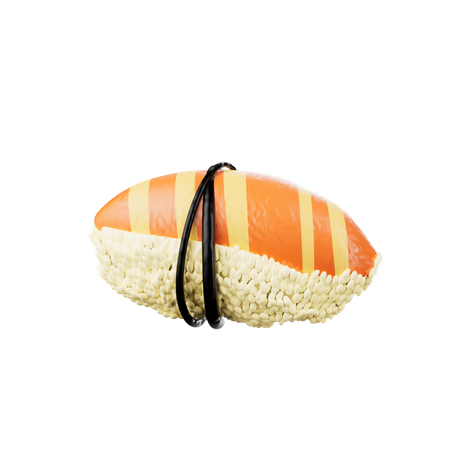 Salmon Sushi  3D Icon