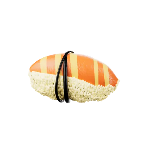 Salmon Sushi  3D Icon