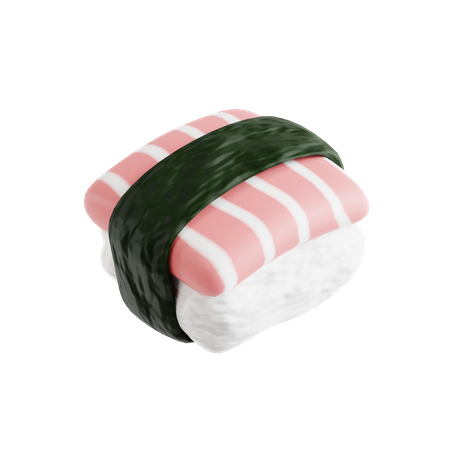 Salmon Sushi  3D Icon