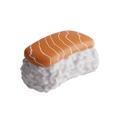Salmon Sushi  3D Icon