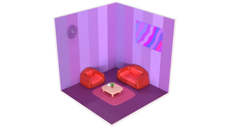 Salon  3D Icon