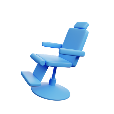 Salon Chair 3D Illustration