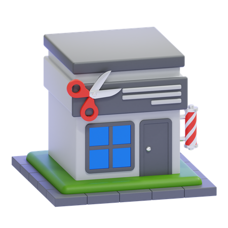 Salon de coiffure  3D Icon