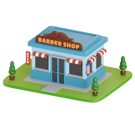 Salon de coiffure  3D Icon