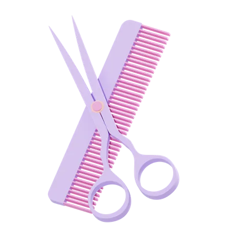 Salon Equipment  3D Illustration