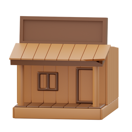 Salón de vaqueros  3D Icon