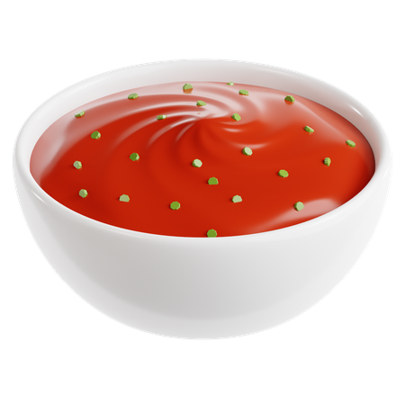 Salsa Bowl  3D Icon