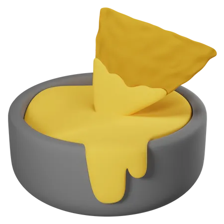 Salsa de queso  3D Icon