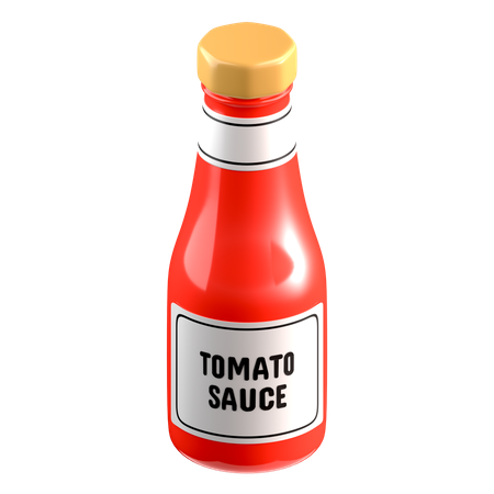 Salsa de tomate  3D Icon