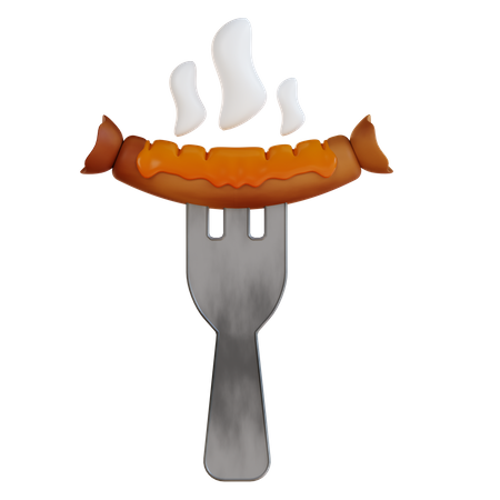 Salsicha  3D Icon