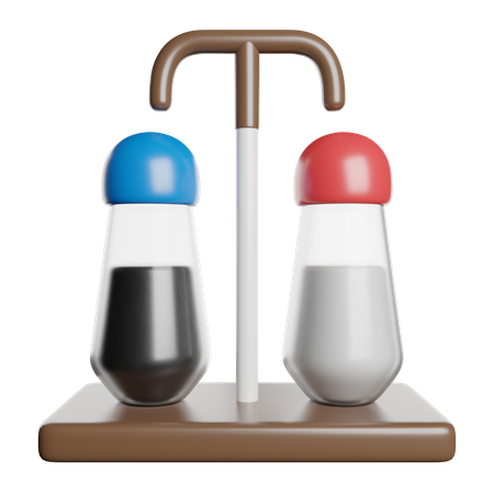 Salt And Pepper  3D Icon