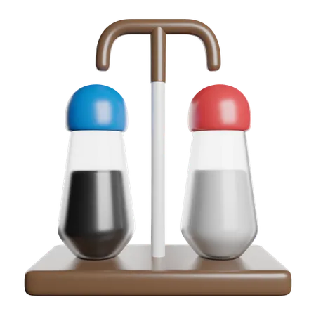 Salt And Pepper  3D Icon