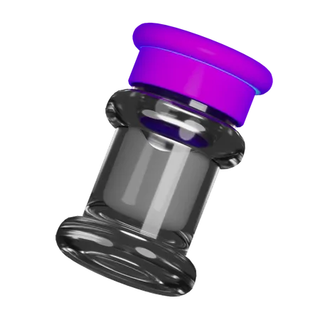 Salt Glass Bottle  3D Icon