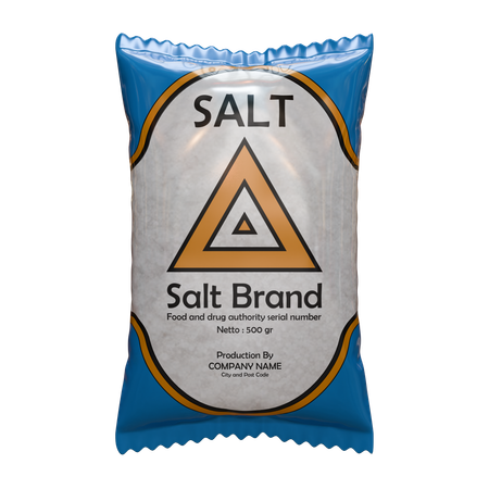 Salt Package  3D Icon