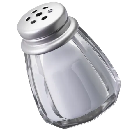 Salt Shaker 3 D Illustration 3D Icon