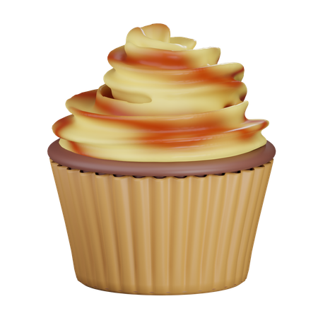 Salted Caramel  3D Icon