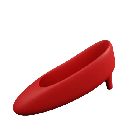 Ilustracao 3 D Icone Simples Beleza Objeto Sapatos Sapatos De Salto Alto 3D Illustration