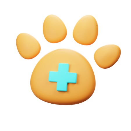 Salud animal  3D Icon