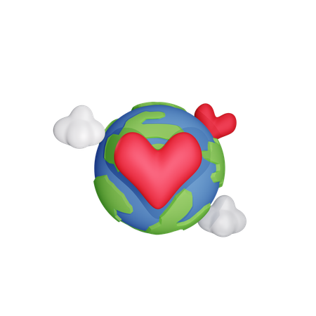 Salud de la tierra  3D Icon
