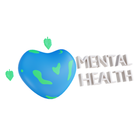 Salud mental  3D Illustration
