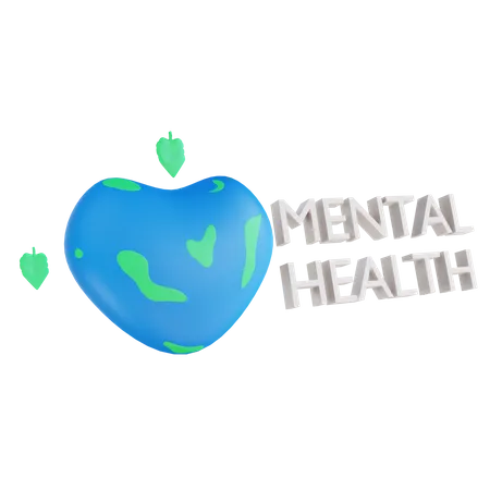Salud mental  3D Illustration