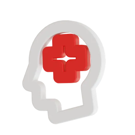Salud mental  3D Icon