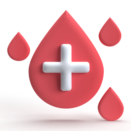 Salud de la sangre  3D Icon