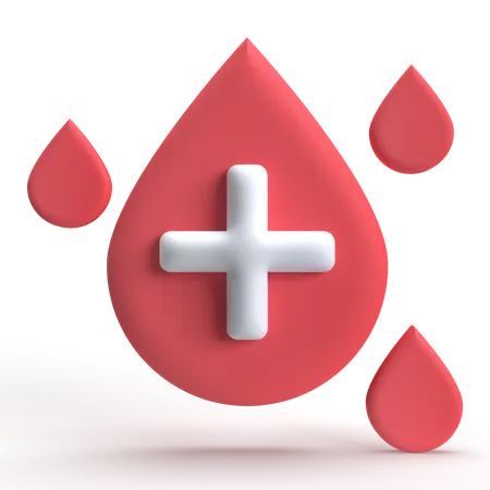 Salud de la sangre  3D Icon