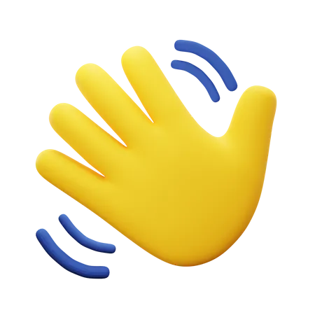 Salut geste  3D Icon