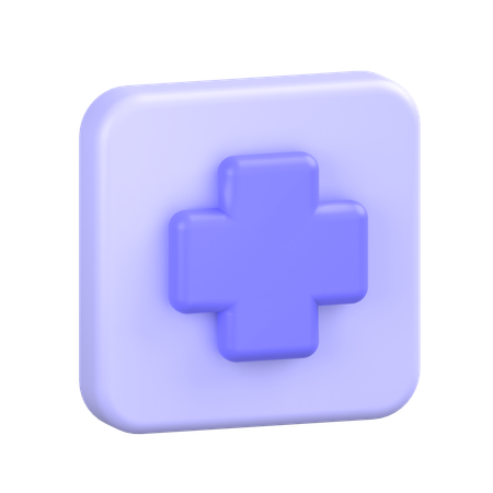 Segno dell'ospedale  3D Icon