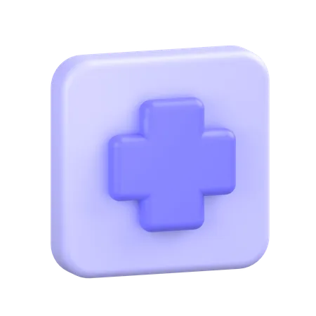 Segno dell'ospedale  3D Icon