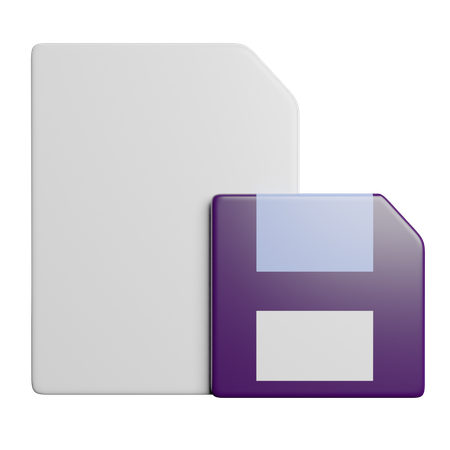 Salvar  3D Icon