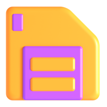 Salvar  3D Icon