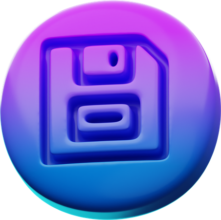 Salvar  3D Icon