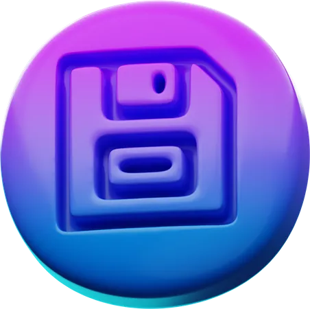 Salvar  3D Icon