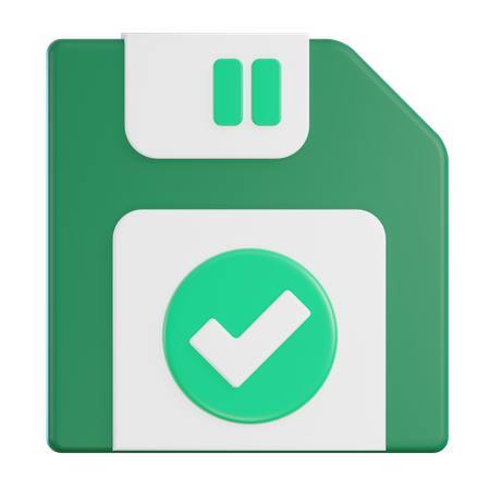 Salvar disco  3D Icon
