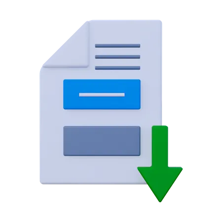 Salvar documento  3D Icon